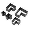 5Pcs Leather Die Cutter Hollow Assorted Size High Carbon Steel
