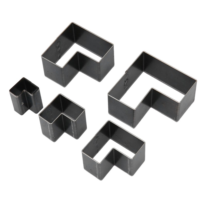 5Pcs Leather Die Cutter Hollow Assorted Size High Carbon Steel