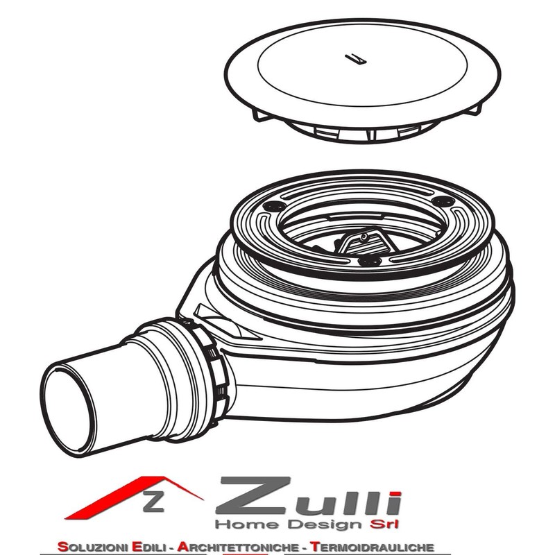 Geberit 28562000 New 150.583.21.1 Shower Drain Fitting Depth 90 mm