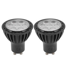 2PCS GU10 Spotlight Bulb 3000K 7W Warm Light LED Bulb Replacement for Counter 110‑240V