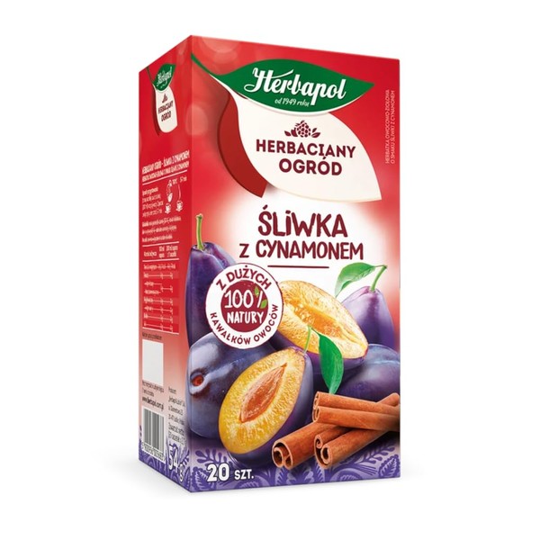HERBAPOL HERBATA Śliwka z cynamonem (20 * 2,5G) 50G -