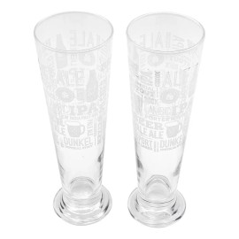 CERVE Vasos Cerveceros Alto De Vidrio 2 Pzas 520 Ml C/u M-88760