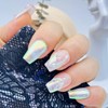 Luxury Gem Custom Mermaid Press on nails,Reusable False Nails, Salon