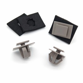 VVO Fasteners- Grey Plastic Front Wheel Arch Flare & Trim Moulding Clips for Hyundai i20, (Pack of 10)