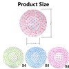 12 Pieces Reusable Waterproof Shower Caps,Beauty Salon Spa Shower Caps,Combo