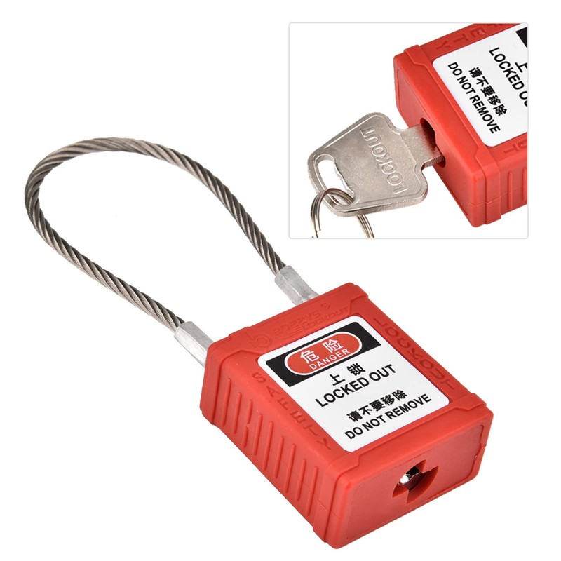 Safety Lockout Padlock Industrial Security Padlocks Engineering Padlock with Extra