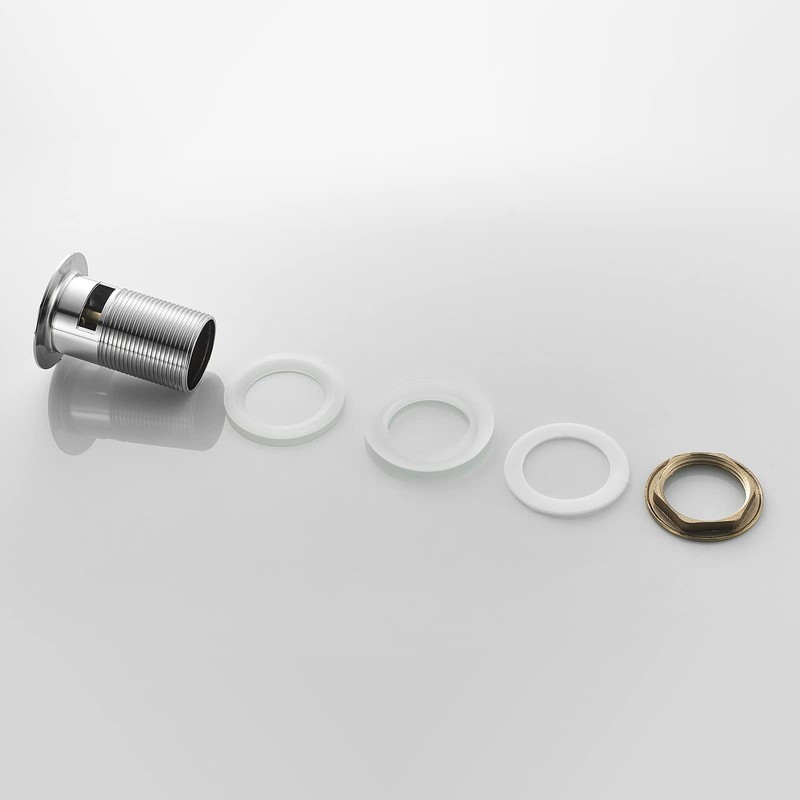 Ibergrif - Slotted Sink Brain with Overflow, Pop-up Bathroom Waste