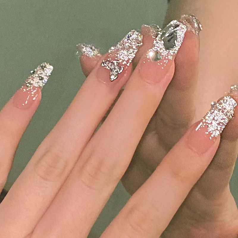 Nail Tip, Long Nail Tip, 24 Pieces, Spring, Summer, Handmade