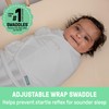 Ingenuity SwaddleMe All Season Baby Swaddle, 2 Quick Flip Layers