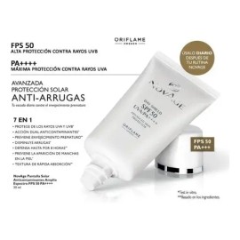Pantalla Solar Facial Fps50 Amplio Espectro Novage Oriflame