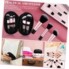 FOMIYES Travel Essentials Makeup Brush Set 10 Pcs Mini Brushes