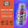 Pump Sauce Gusanos Goma Shooters Botellas Paquete Pre Entrenamiento Cafeína