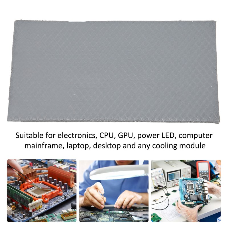 Thermal Pad 15W/mK Silicone Material 3.2g/cm Density Harmless 90x50mm Thermal