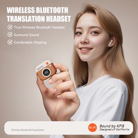 Unbranded Wireless Bluetooth Two Way Smart Translation Translator Earbuds 144 Language