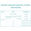 100pcs 2 Gram Food Safe Desiccant Canisters, Indicating [Orange to