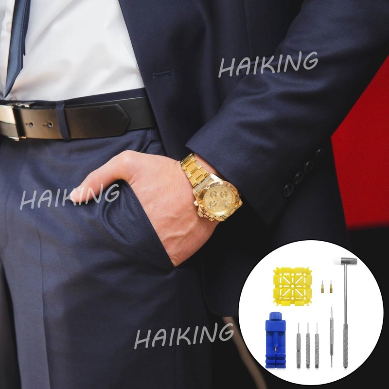 HAIKING Watch Band Link Remover Tool, 11 Sets Blue Watch