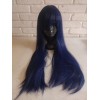 Caracterización Luna Peluca Cosplay Lacia Azul Oscuro 80cm