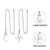 4PCS Ceiling Fan Pull Chain Extender, 14" Ceiling Fan Chain
