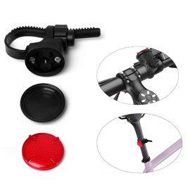 Bike Mount Hidden for AirTag, Anti-Theft Waterproof Protective Case Bike GPS Tracker Holder Compatible with Garmin Varia/Bike/Electric Bicycle/Scooter(Strap-on Version)