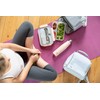 BUILT Insulated Lunch Bag with 'The Mindful' Design, Polyester, Grey/Pale