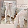 JaGely 3 Pairs Womens Fishnet Hollow Out Knitted Tights Patterned