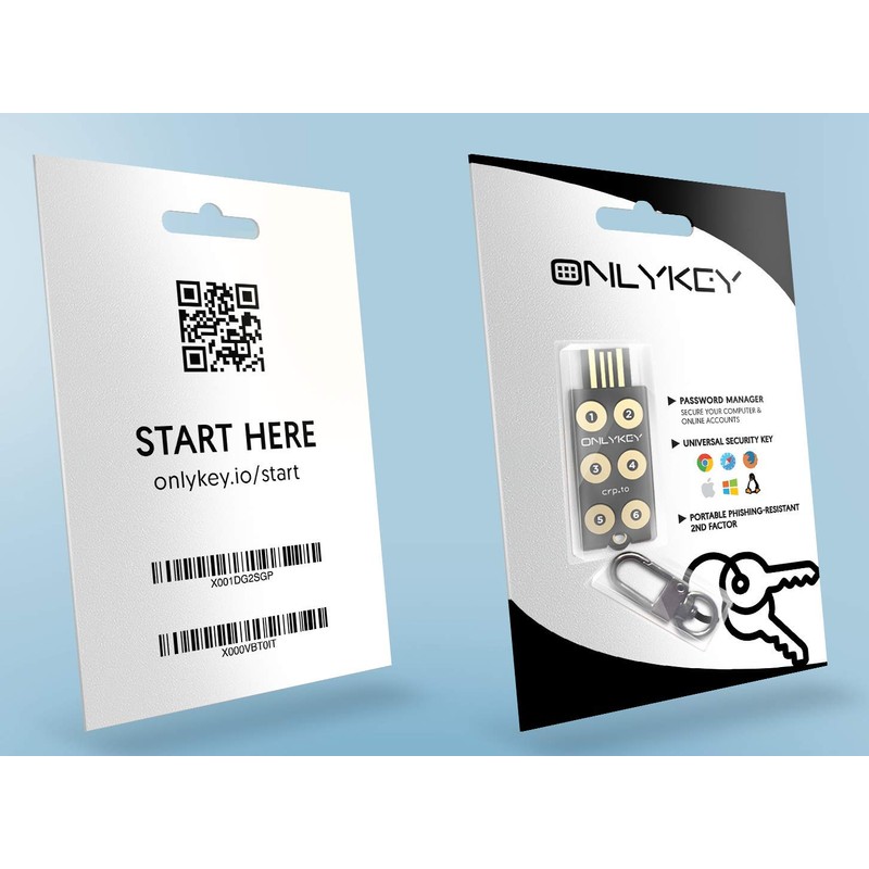 OnlyKey FIDO2 / U2F Security Key and Hardware Password Manager