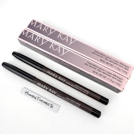 Mary Kay 2x Mary Kay BRUNETTE Eyebrow Brow Definer Wood Pencil Set 034731 NEW In Box