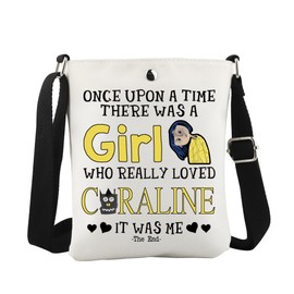 JTOUK Cartoon Movie Inspired Crossbody Bag Horror Movie Lover Gift Fantasy Film Gift (Loved Cora CB EU)