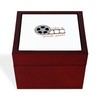 CafePress Sneak Peek Memory Keepsake Jewelry Box, 5"x5"x3.75"