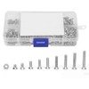 M3 Flat Head Phillips Screws Set, 340 Pieces Stainless Steel