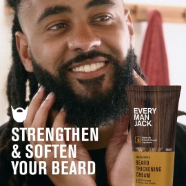 Every Man Jack Crema Espesante Para Barba, Fortalece, Espesa