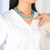 KELITCH Boho Pearls Necklaces Rainbow Choker Necklaces Women Miyuki Beaded