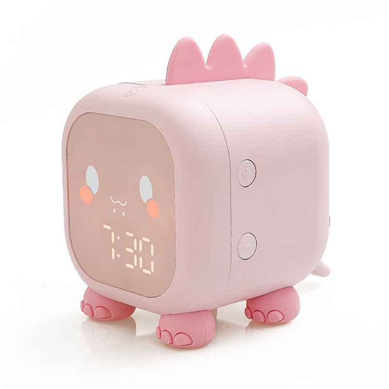 Digital Clock Intelligent Cute Fun Dragon LED Silicone Cartoon Bedside