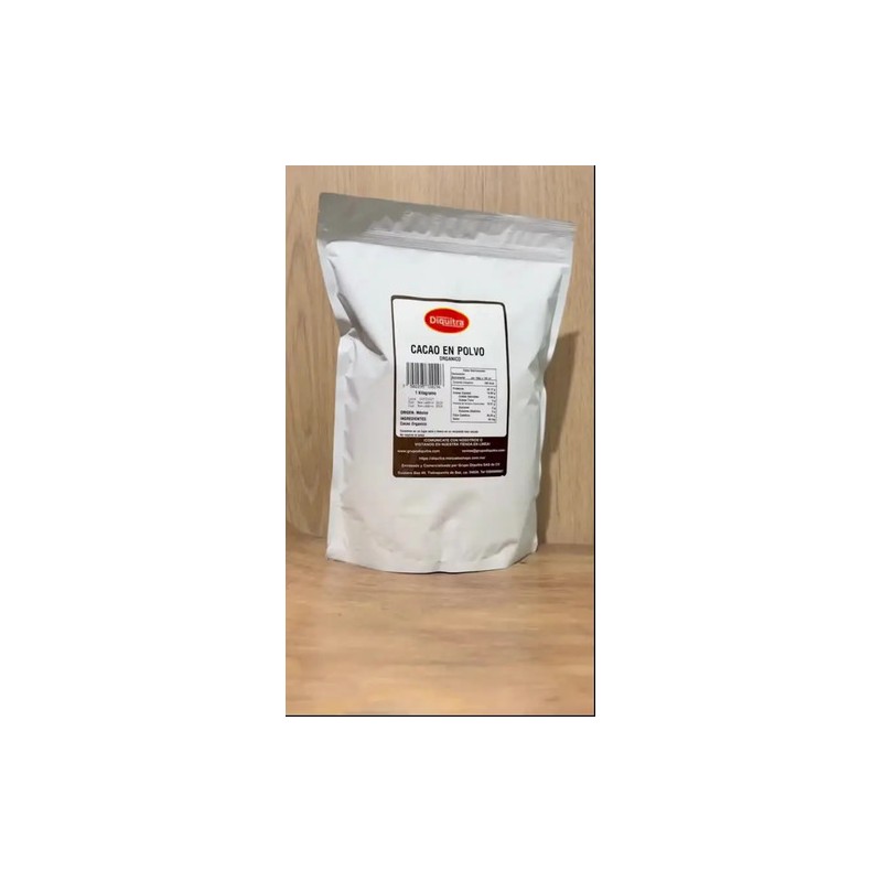 Cacao En Polvo Sin Azúcar Ideal Keto 1 Kg