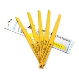 Caliastro 9-Inch Nail-Embedded Wood Cutting Pro Demolition Reciprocating Saw Blades 5 Pack