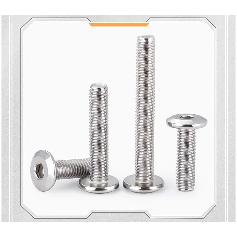 cSeao 5/16"-18 x 1-1/2" Flat Head Allen Head Joint Conecting