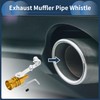 INFINAUTO Turbo Sound Muffler Pipe Whistle, Rear Tailpipe L Car