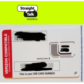 Straight Talk SIM Card• Verizon Moto Z3 Z3 Play Z4 X4 X Style X Pure READ INSIDE