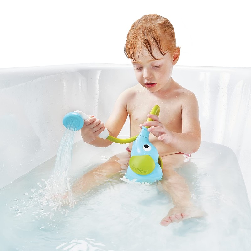 Yookidoo Baby Bath Shower Head - Elephant Water Pump with