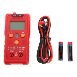 Digital Multimeter Tester Automotive Car Intelligent Multi Tester Mini Pocket Type Burn Prevention Multi Functional Red