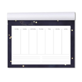 Stars Weekly Planner Pad, DIN A4 Format, 1 Pad