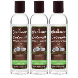 Cococare Aceite hidratante de coco de 8.5 onzas (260 ml) (paquete de 3)