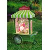 Acrylic LED Water Spinning Cart with Gnome Light-Up Garden Decoration