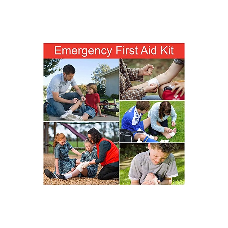 97-Piece Compact Travel First Aid Kit for Emergencies