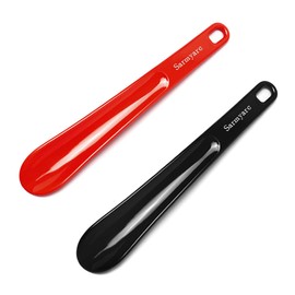 Sarmyarc Shoe Horn,2 Pack Plastic Shoe Horns, 10.3 Inches - Shoe Horns for Men, Women,Seniors& Kids Portable for Travel Use
