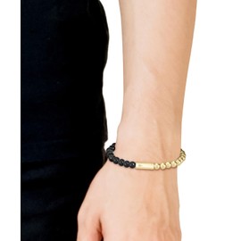 Lacoste Armband mit Schmuckperlen für Herren Kollektion SCOTTIE Schwarz - 2040247