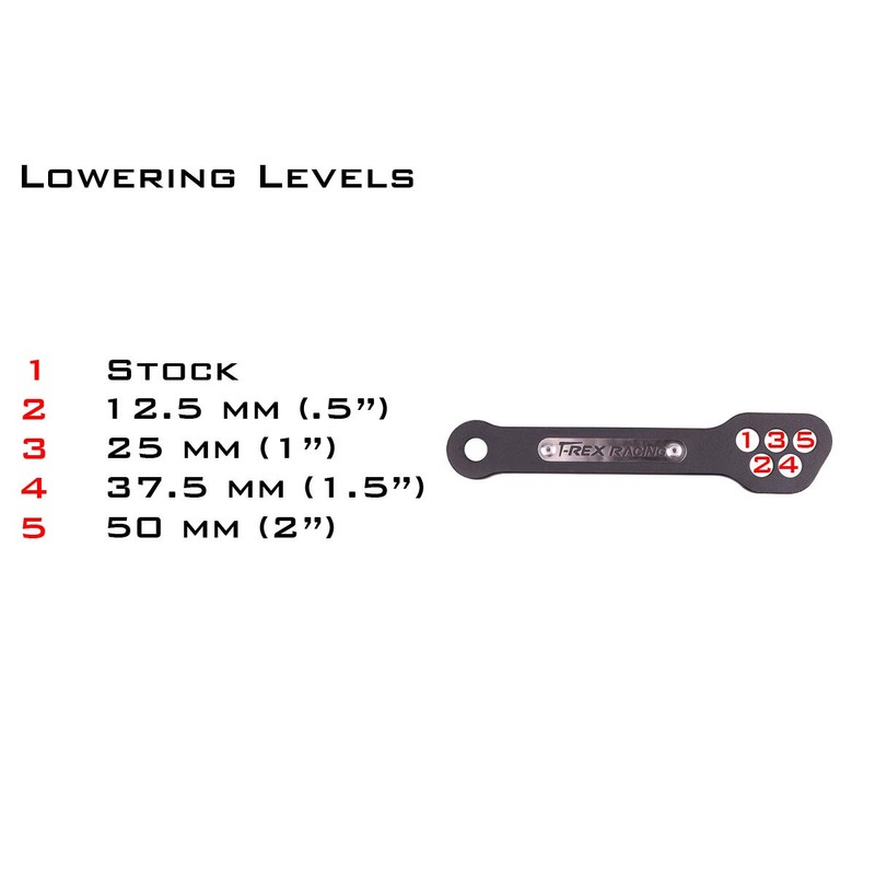 T-Rex Racing Multi-Level Lowering Link for Yamaha 2019-2024 Tenere 700