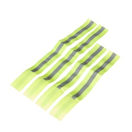 Reflector Band Pack of 4 | Safety Elastic Strip Light Reflective Band Arm reflector for Jogging, Walking, Spaziern Walking, Cycling, Motorcycling, Riding and Sporty Sport – Easily Adjustable Safety Clothing with Velcro Attachment for Arm and Leg Habits
