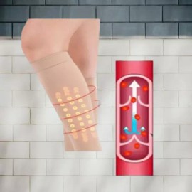 하지 정맥류 압박 스타킹 밴드 종아리 다리 관리 종아리압박밴드 Varicose Vein Compression Stockings Band Calf Leg Care Calf Compression Band [Skin]