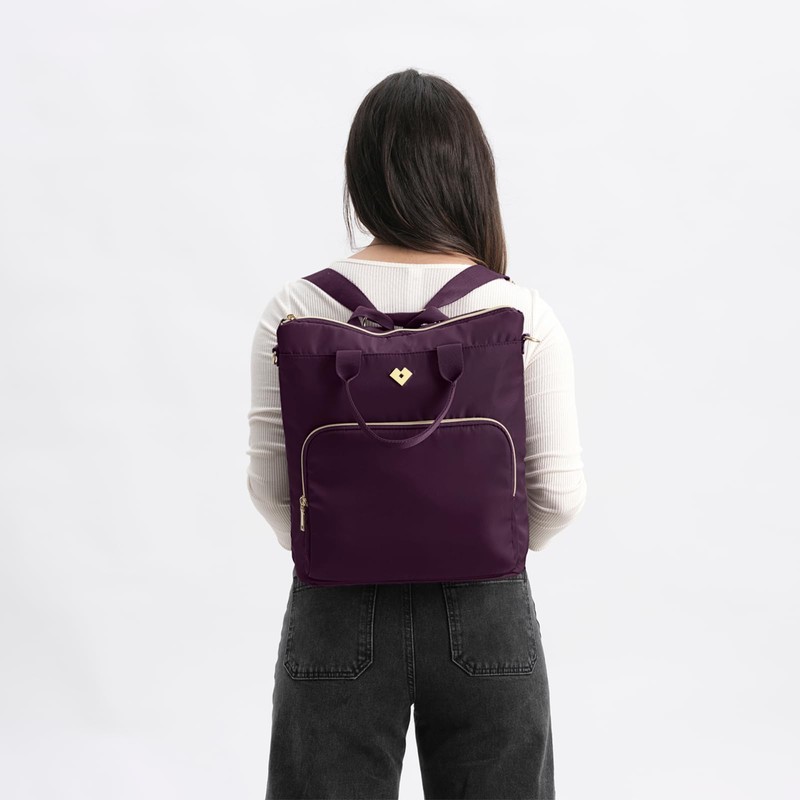 LuckyLy Mochila Mujer Convertible 3 en 1, Bolsa tipo Backpack,